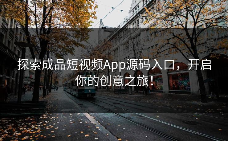 探索成品短视频App源码入口，开启你的创意之旅！